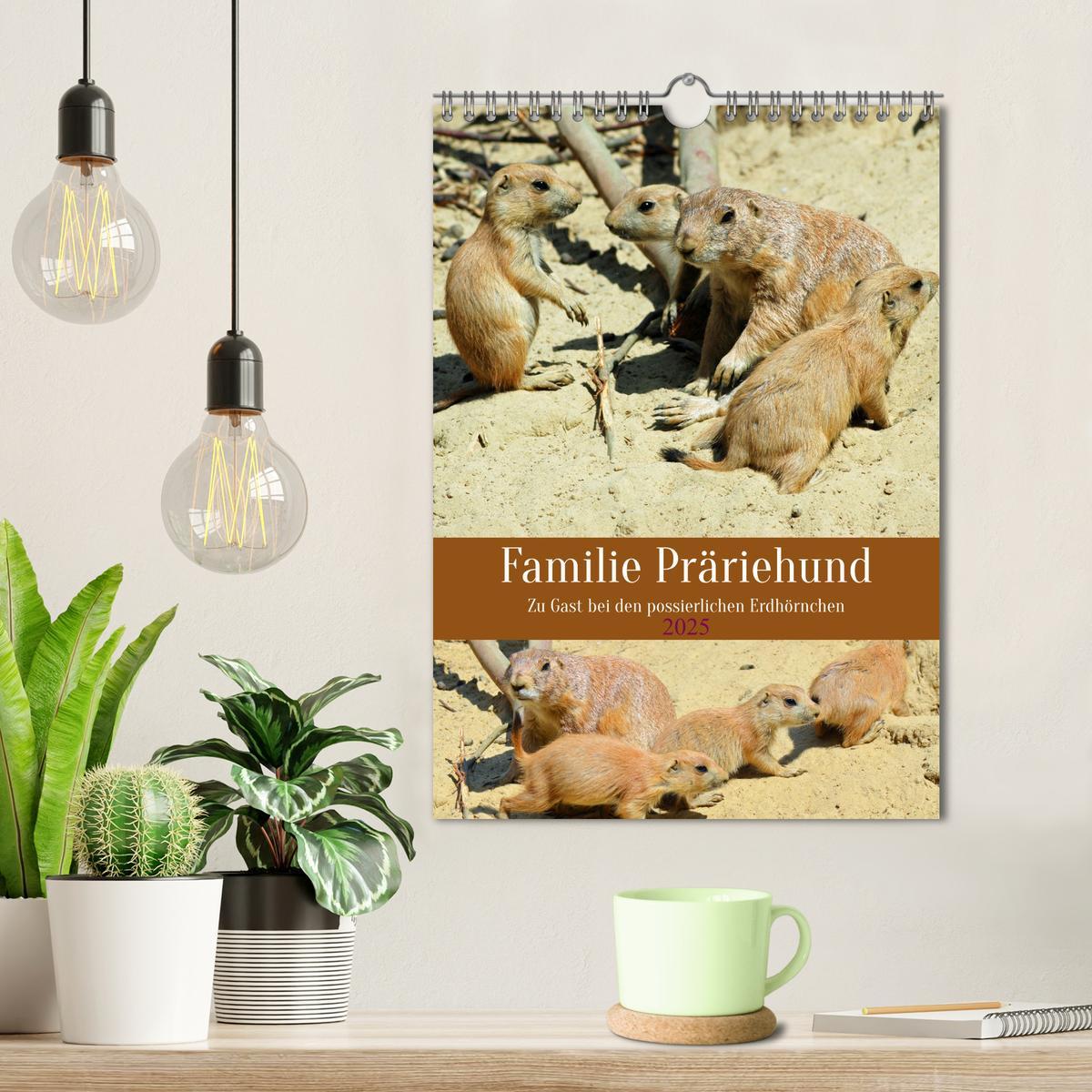 Bild: 9783435898114 | Familie Präriehund (Wandkalender 2025 DIN A4 hoch), CALVENDO...