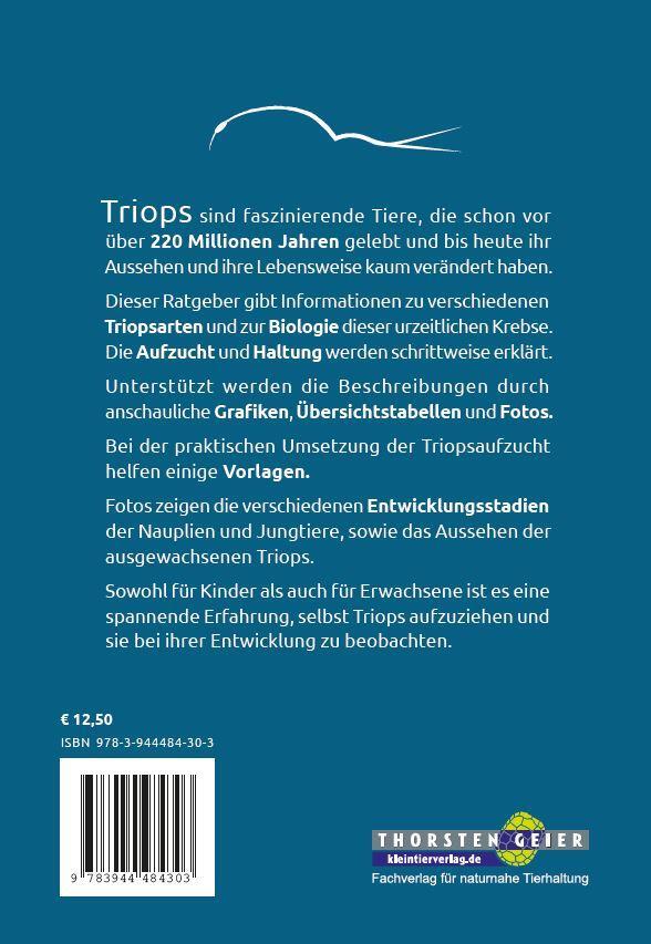 Rückseite: 9783944484303 | Triops - Ratgeber zur artgerechten Aufzucht und Haltung | Taschenbuch