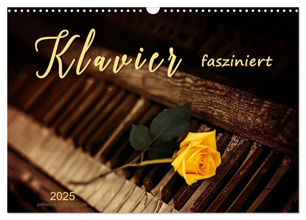 Cover: 9783435468737 | Klavier fasziniert (Wandkalender 2025 DIN A3 quer), CALVENDO...