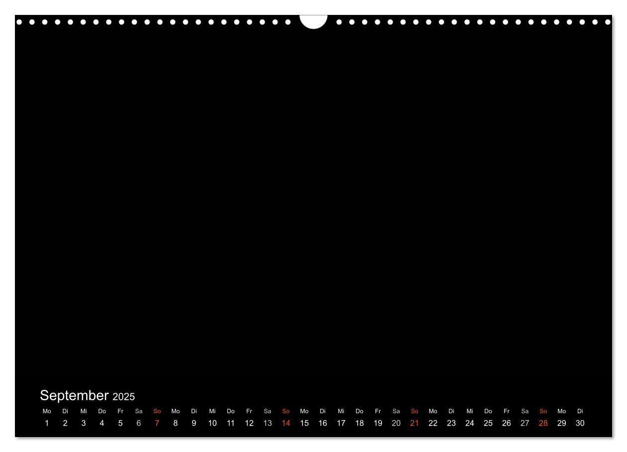 Bild: 9783435839148 | Bastelkalender - Schwarz (Wandkalender 2025 DIN A3 quer), CALVENDO...