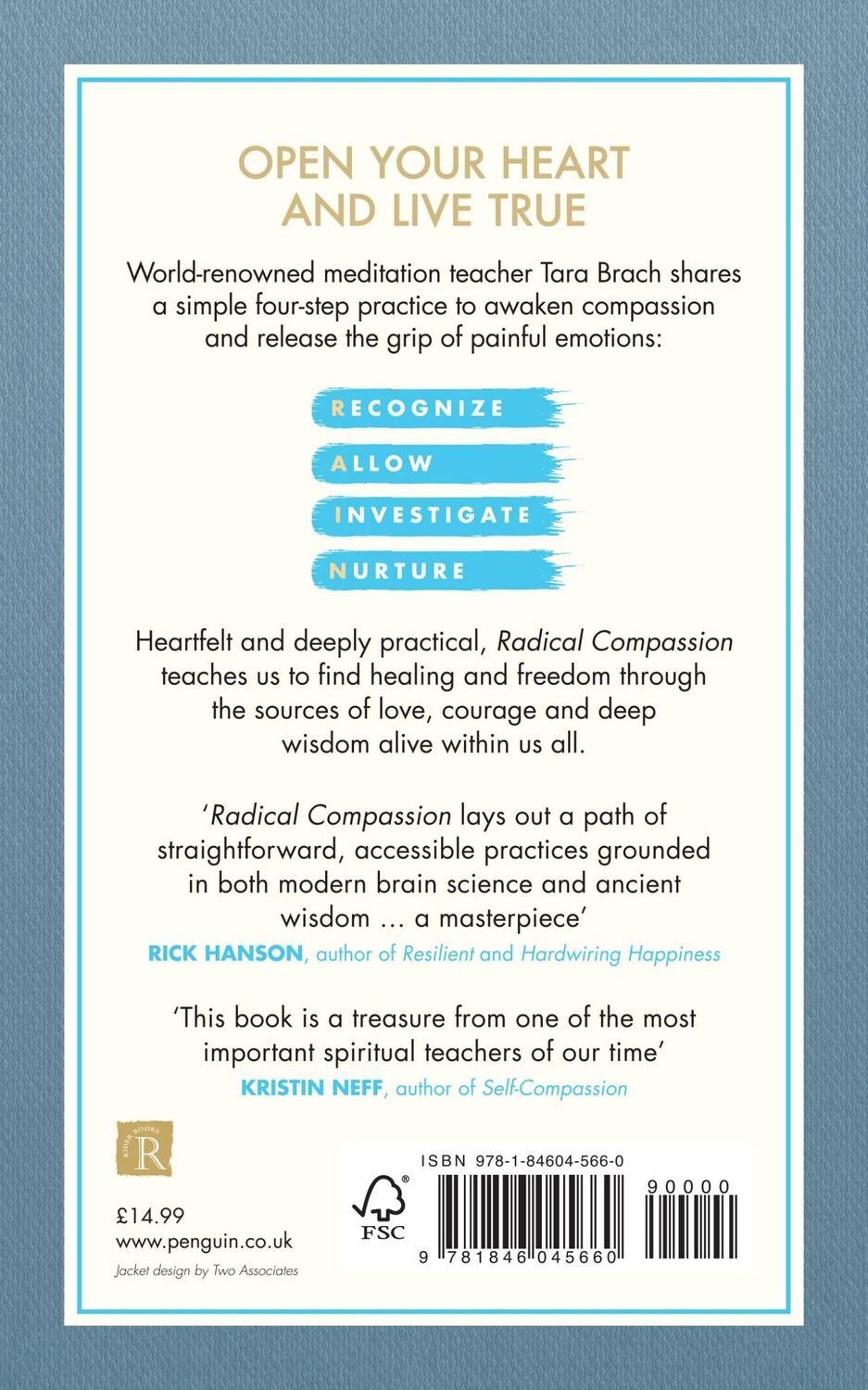 Rückseite: 9781846045660 | Radical Compassion | Tara Brach | Taschenbuch | Englisch | 2020