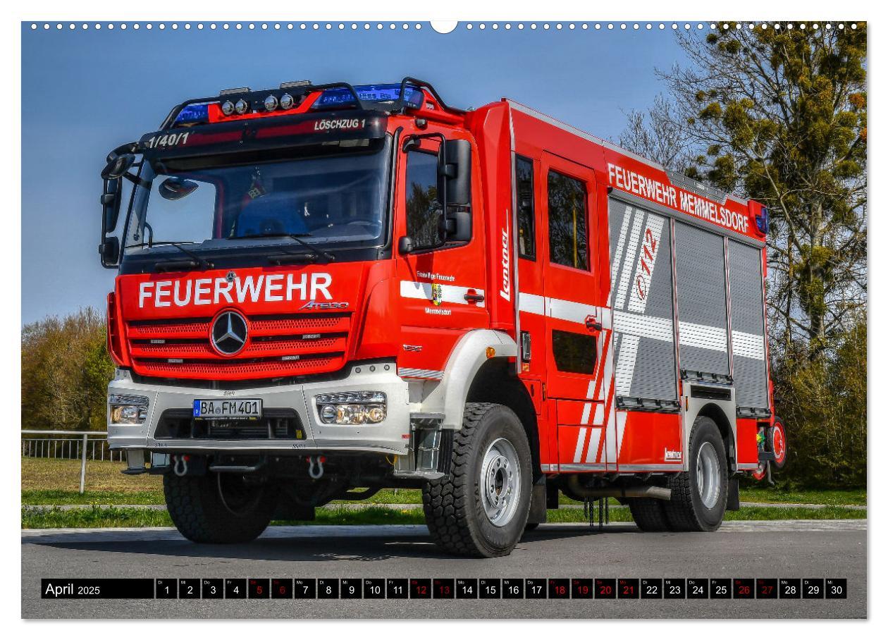 Bild: 9783435036813 | Feuerwehrfahrzeuge (Wandkalender 2025 DIN A2 quer), CALVENDO...