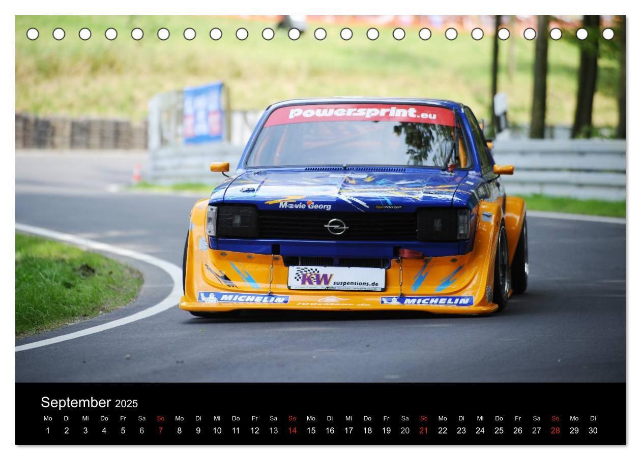 Bild: 9783435630615 | Bergrennen im Opel (Tischkalender 2025 DIN A5 quer), CALVENDO...