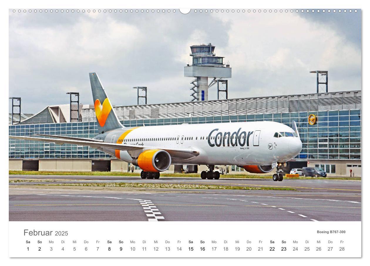 Bild: 9783435130054 | Große und kleine Flieger am Flughafen (Wandkalender 2025 DIN A2...