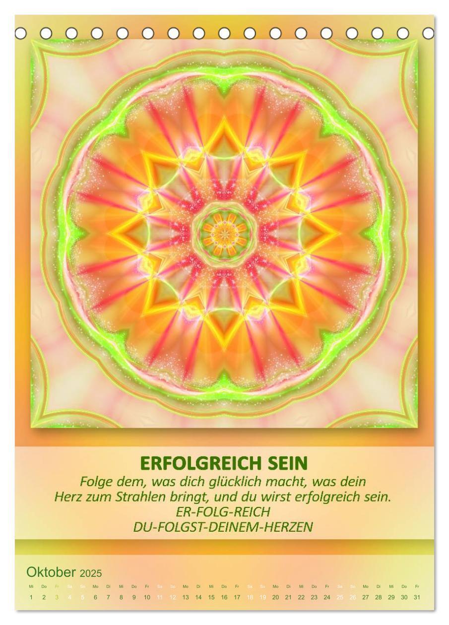 Bild: 9783457079515 | Light Energy Mandalas - Kalender - Vol. 1 (Tischkalender 2025 DIN...