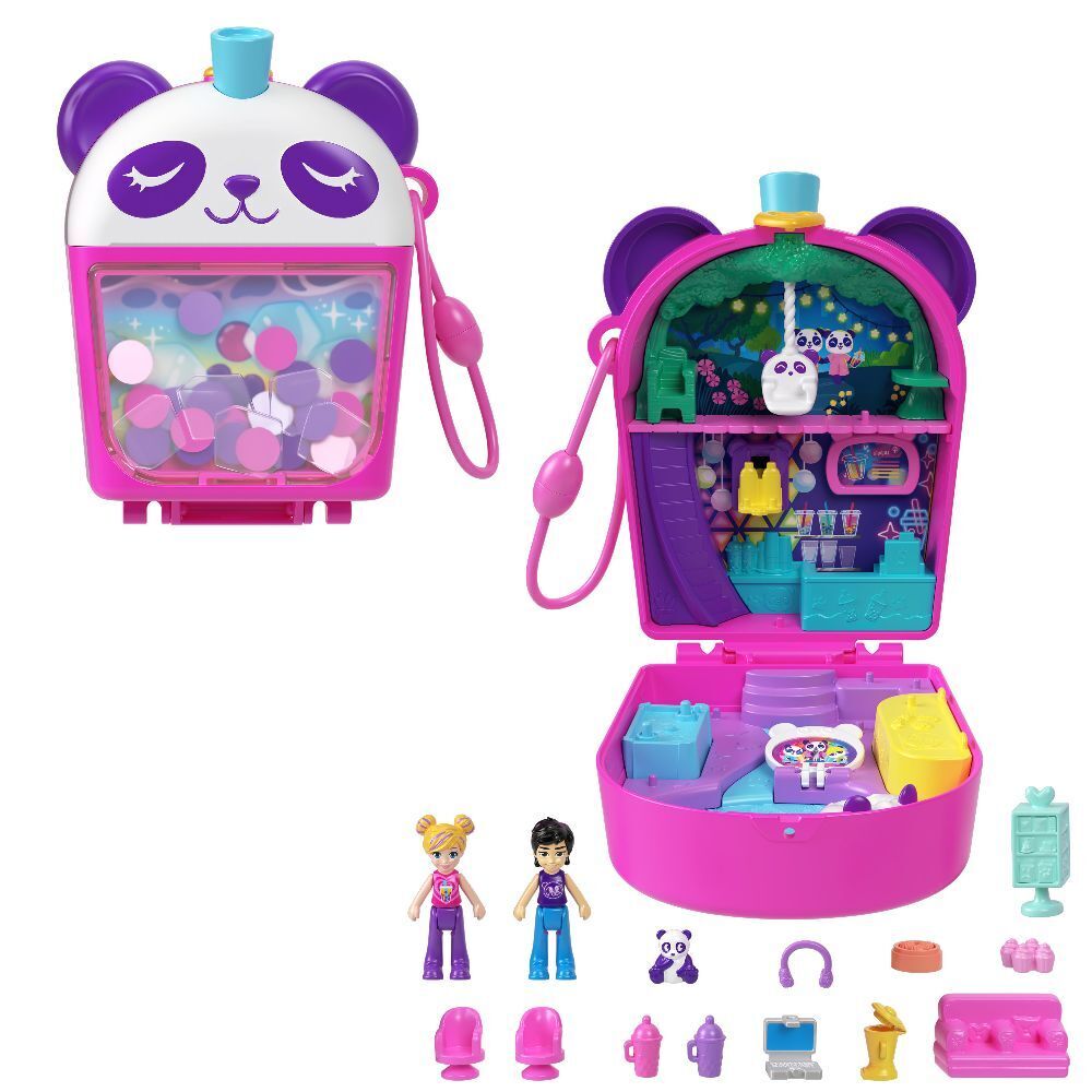 Bild: 194735217908 | Polly Pocket Bubble Tea Pandaschatulle | Stück | Blister | HWN95