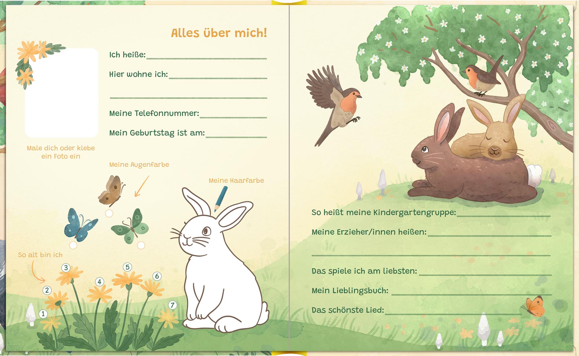 Bild: 4050003958262 | Freundebuch - Alle meine Freunde. Waldtiere | Susanna Hatkemper | Buch