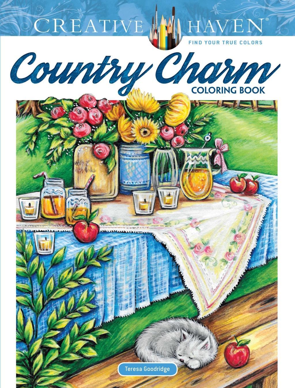 Cover: 9780486821689 | Creative Haven Country Charm Coloring Book | Teresa Goodridge | Buch