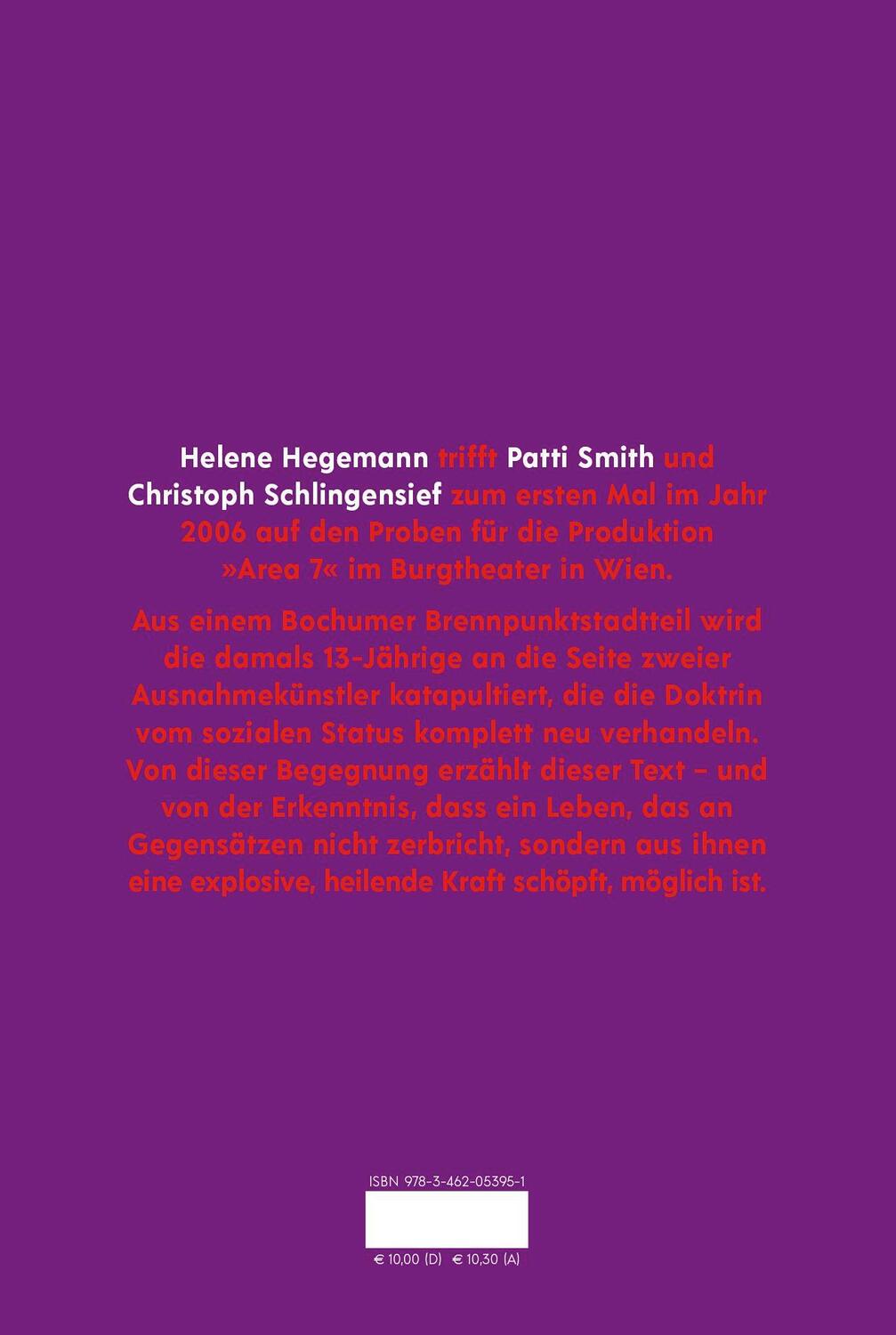 Rückseite: 9783462053951 | Helene Hegemann über Patti Smith, Christoph Schlingensief, Anarchie...