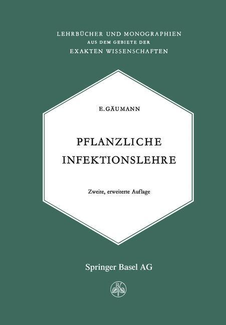 Cover: 9783034867931 | Pflanzliche Infektionslehre | Ernst Gäumann | Taschenbuch | Paperback