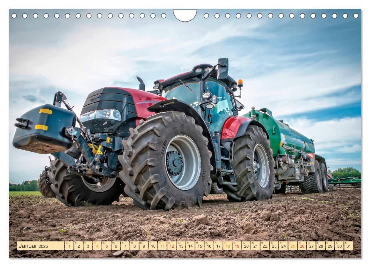 Bild: 9783435299881 | Traktoren - Giganten in der Landwirtschaft (Wandkalender 2025 DIN...