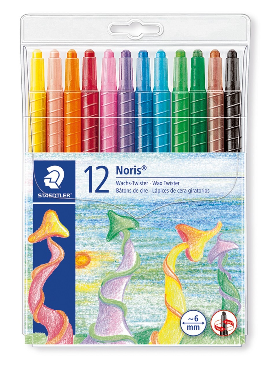 Cover: 4007817221006 | STAEDTLER Wachs-Twister Noris Club 12er Set | 221 NWP12 | 2019