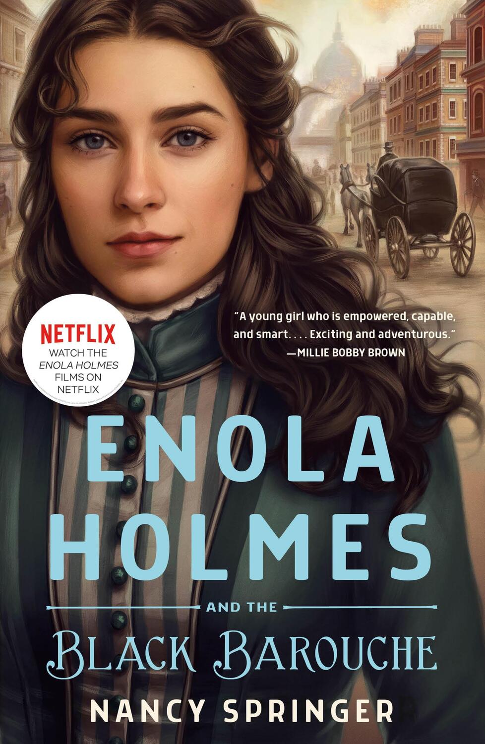 Cover: 9781250846754 | Enola Holmes and the Black Barouche | Nancy Springer | Taschenbuch