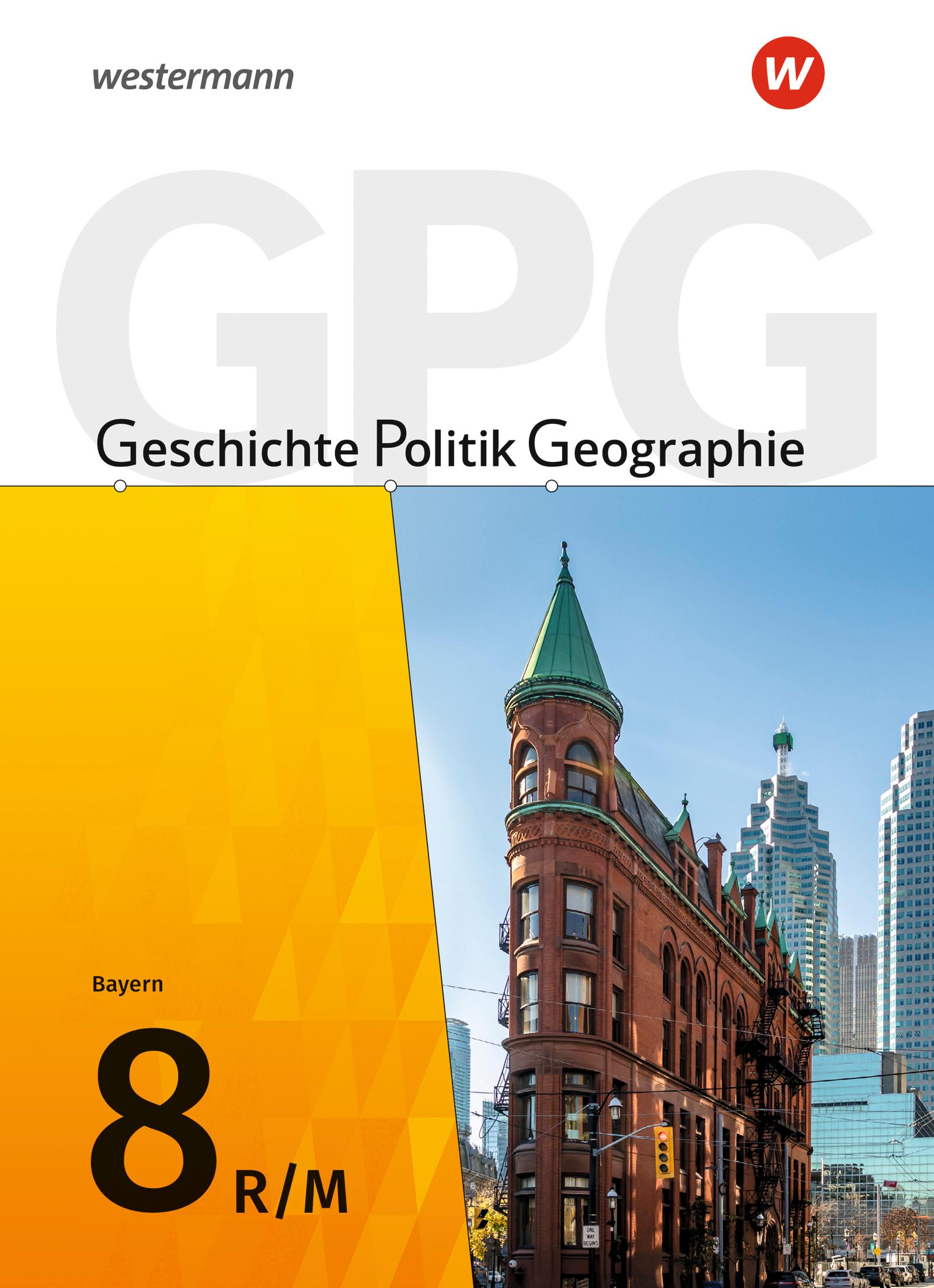 Cover: 9783141151596 | Geschichte - Politik - Geographie (GPG) 8. Schulbuch. Mittelschulen...