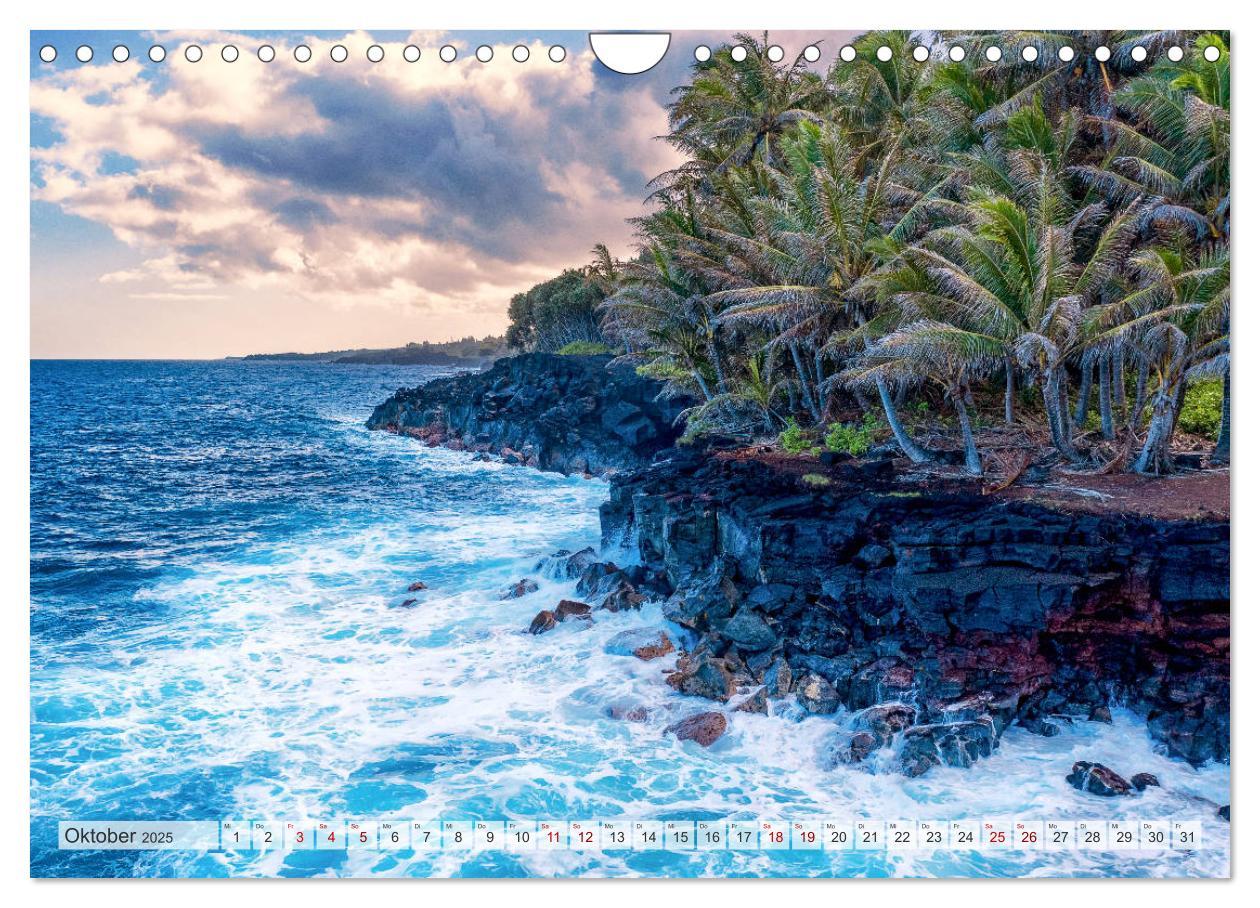 Bild: 9783435218547 | Aloha Hawaii (Wandkalender 2025 DIN A4 quer), CALVENDO Monatskalender