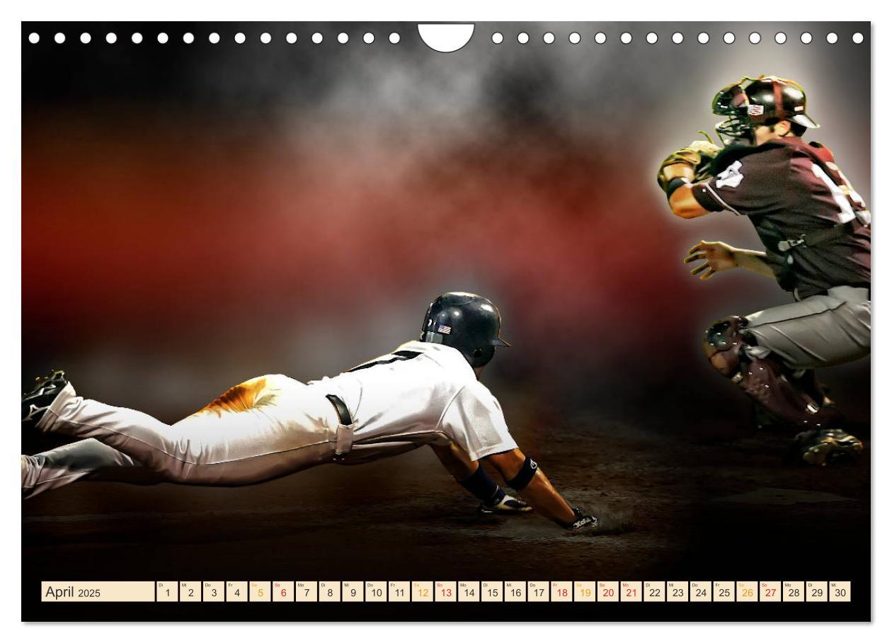 Bild: 9783435365807 | Baseball - Fight (Wandkalender 2025 DIN A4 quer), CALVENDO...