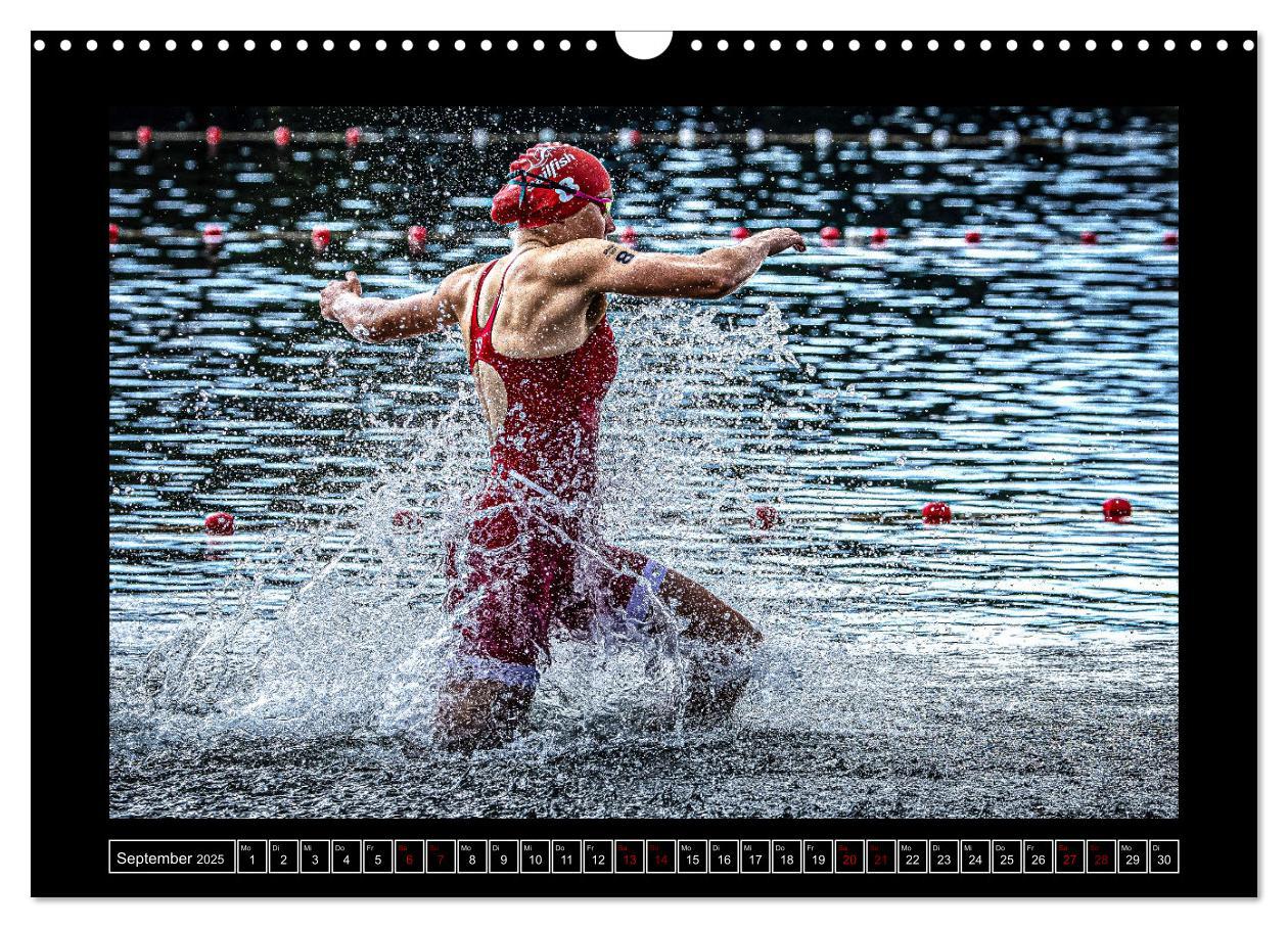 Bild: 9783383839481 | TRIATHLON Impressionen (Wandkalender 2025 DIN A3 quer), CALVENDO...