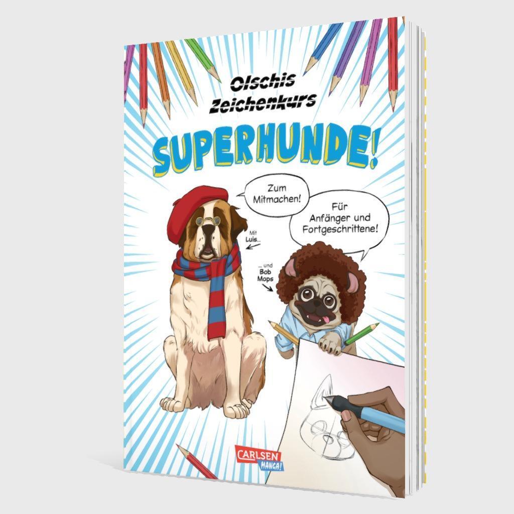 Bild: 9783551802156 | Olschis Zeichenkurs: Superhunde! | Olschi | Taschenbuch | 96 S. | 2024