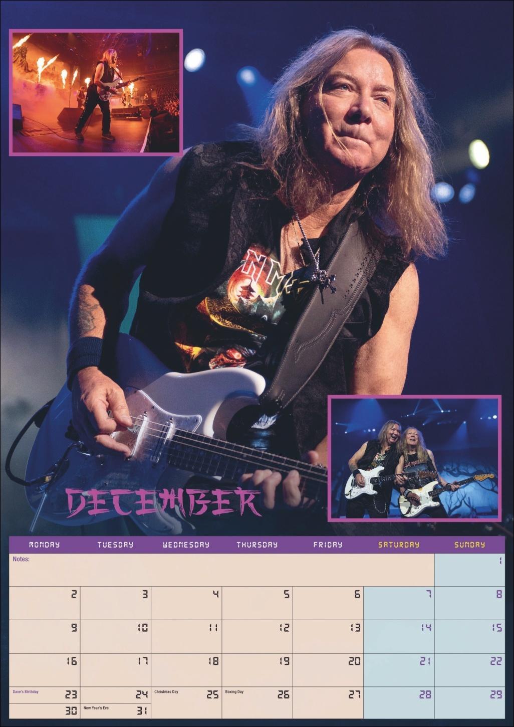 Bild: 9783840196744 | Iron Maiden Posterkalender 2025 | Kalender | Danilo | Spiralbindung