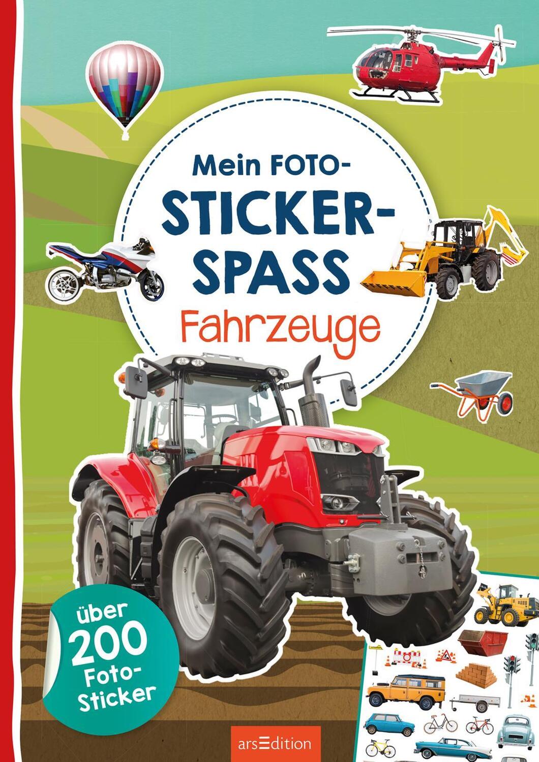 Bild: 9783845842059 | Mein Foto-Stickerspaß - Fahrzeuge | Über 200 Foto-Sticker | Buch