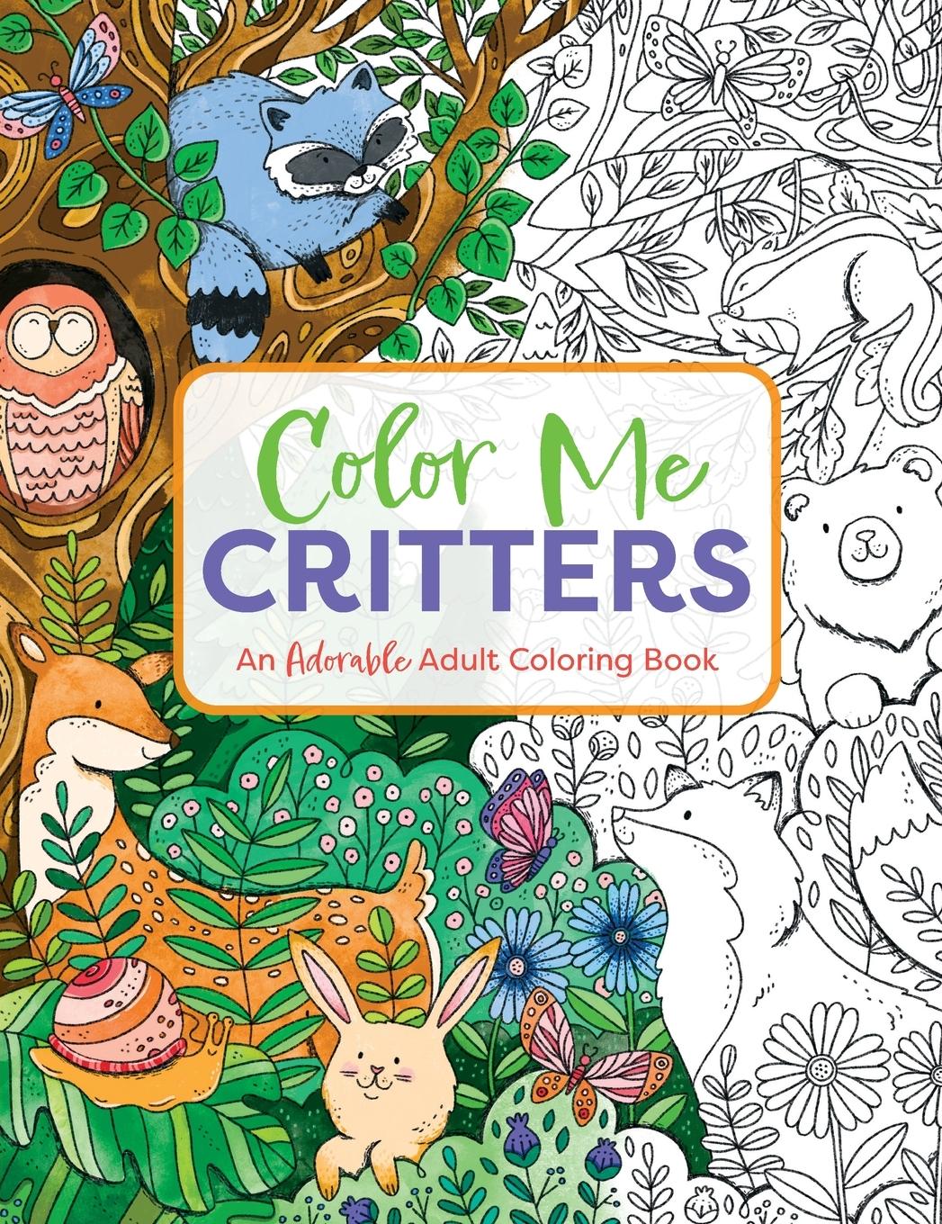 Cover: 9781646432721 | Color Me Critters Softcover | Editors of Cider Mill Press | Buch