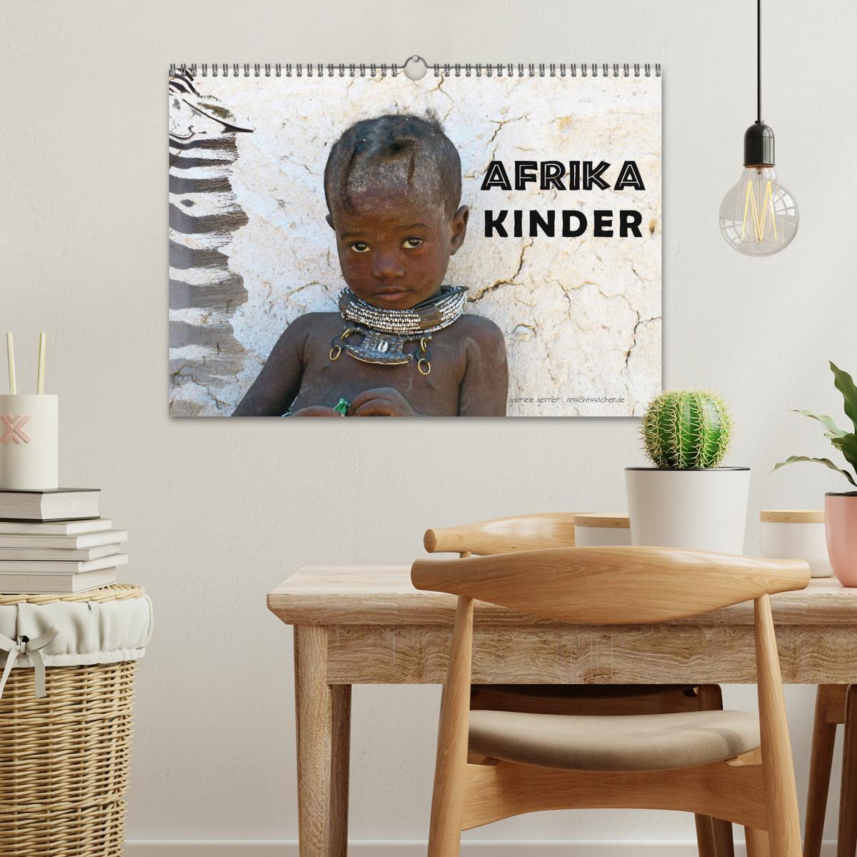 Bild: 9783383923784 | Afrika Kinder (Wandkalender 2025 DIN A3 quer), CALVENDO Monatskalender