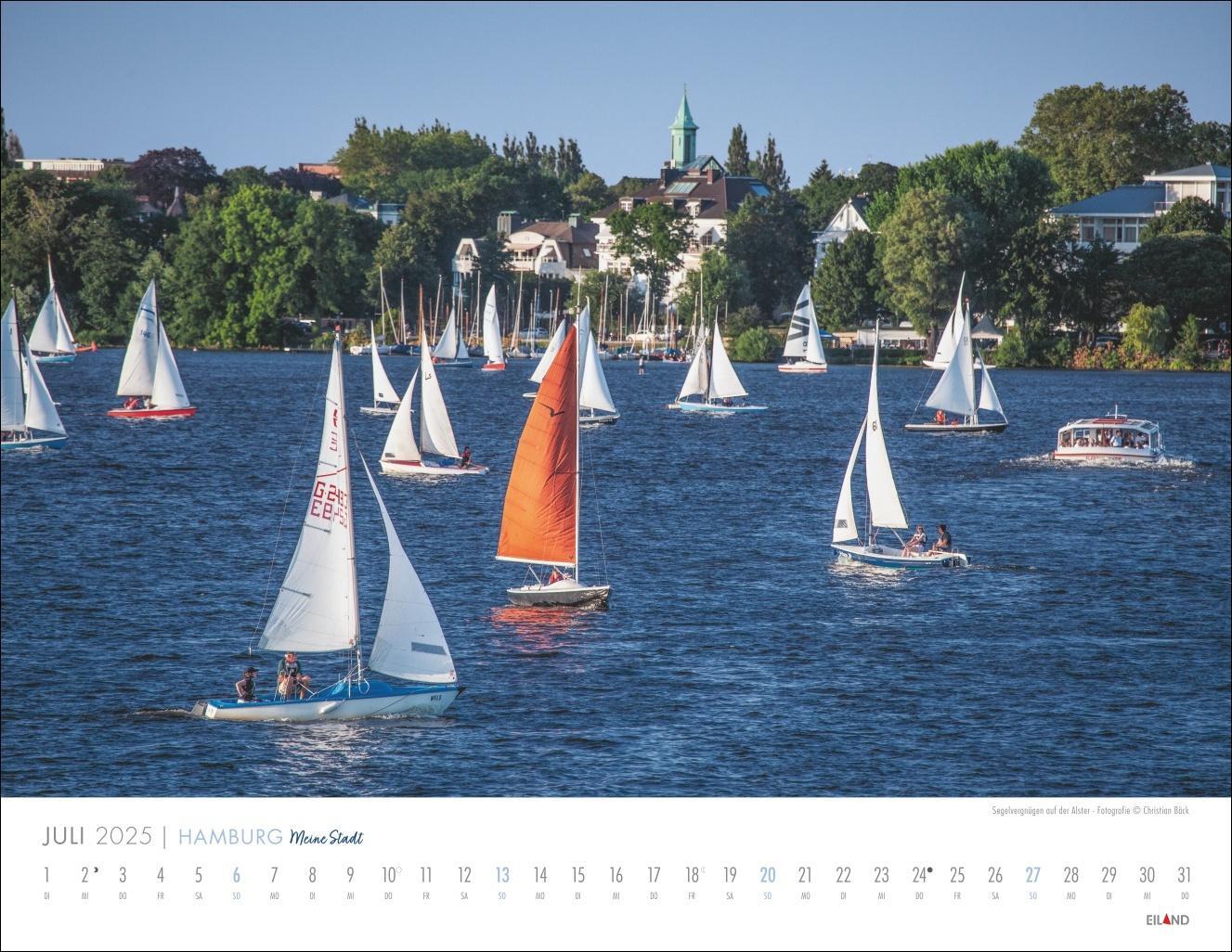 Bild: 9783964023520 | Hamburg - Meine Stadt Kalender 2025 | Eiland | Kalender | 13 S. | 2025