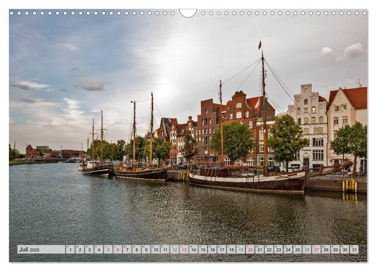 Bild: 9783435682911 | Hansestadt Lübeck (Wandkalender 2025 DIN A3 quer), CALVENDO...