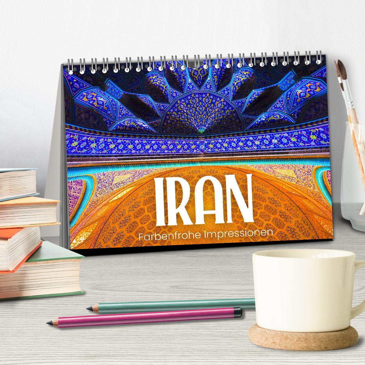 Bild: 9783383936685 | Iran - Farbenfrohe Impressionen (Tischkalender 2025 DIN A5 quer),...