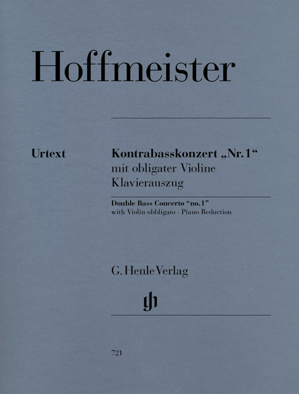 Cover: 9790201807218 | Concert 1 ( Mit Obligater Violine ) | Franz Anton Hoffmeister | Buch