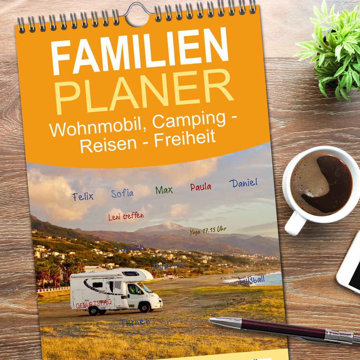 Bild: 9783457099650 | Familienplaner 2025 - Wohnmobil, Camping - Reisen - Freiheit mit 5...