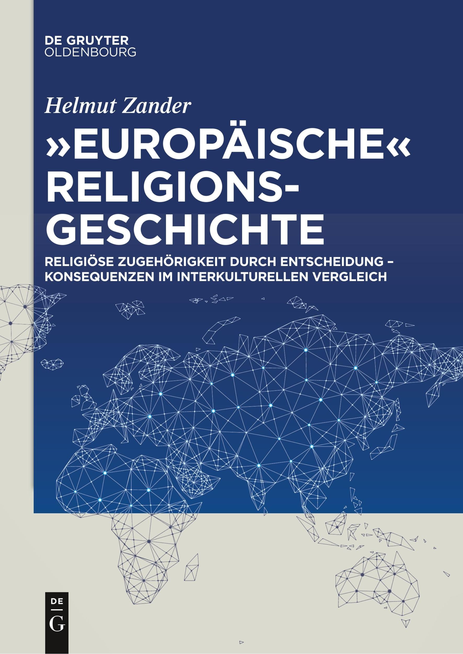 Cover: 9783110577884 | "Europäische" Religionsgeschichte | Helmut Zander | Taschenbuch | VII