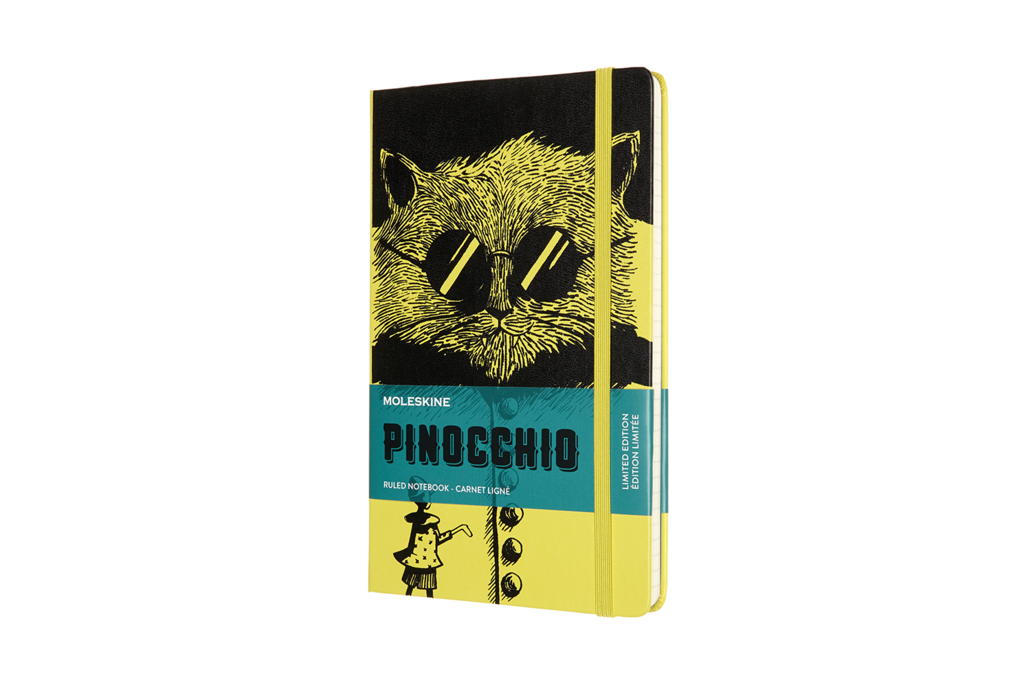 Cover: 8056420853643 | Moleskine Notizbuch - Pinocchio, Large/A5, Liniert, Katze | Buch