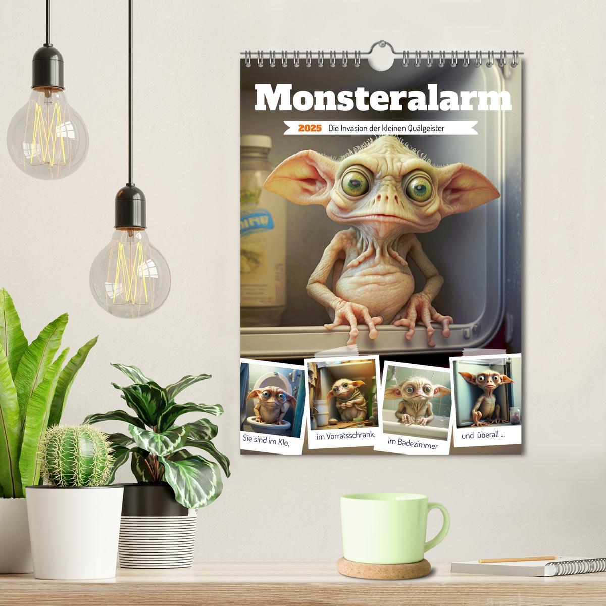 Bild: 9783435871278 | Monsteralarm. Die Invasion der kleinen Quälgeister (Wandkalender...