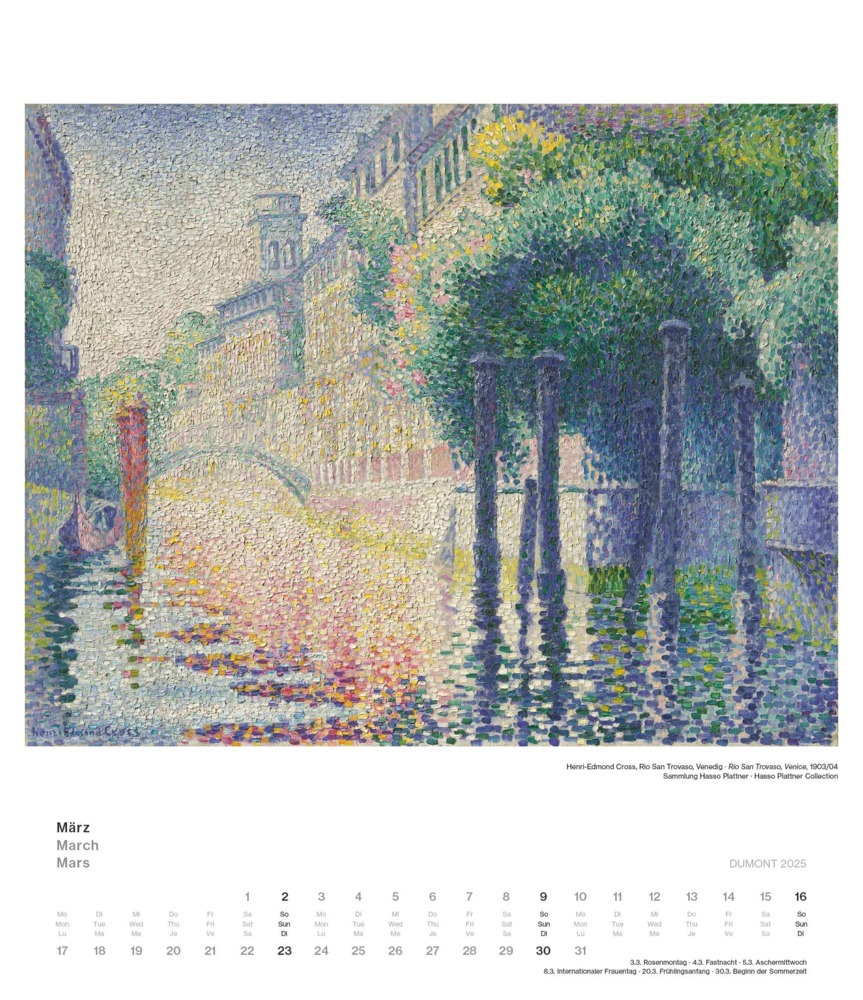 Bild: 4250809653334 | DUMONT - Impressionismus 2025 Wandkalender, 34,5x40cm,...