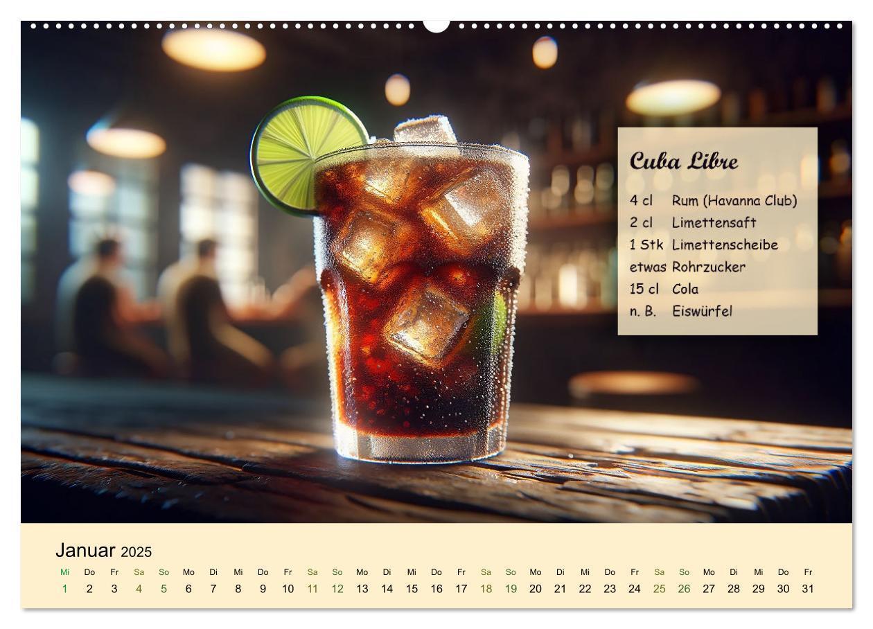 Bild: 9783383777660 | Cocktail-Klassiker (Wandkalender 2025 DIN A2 quer), CALVENDO...