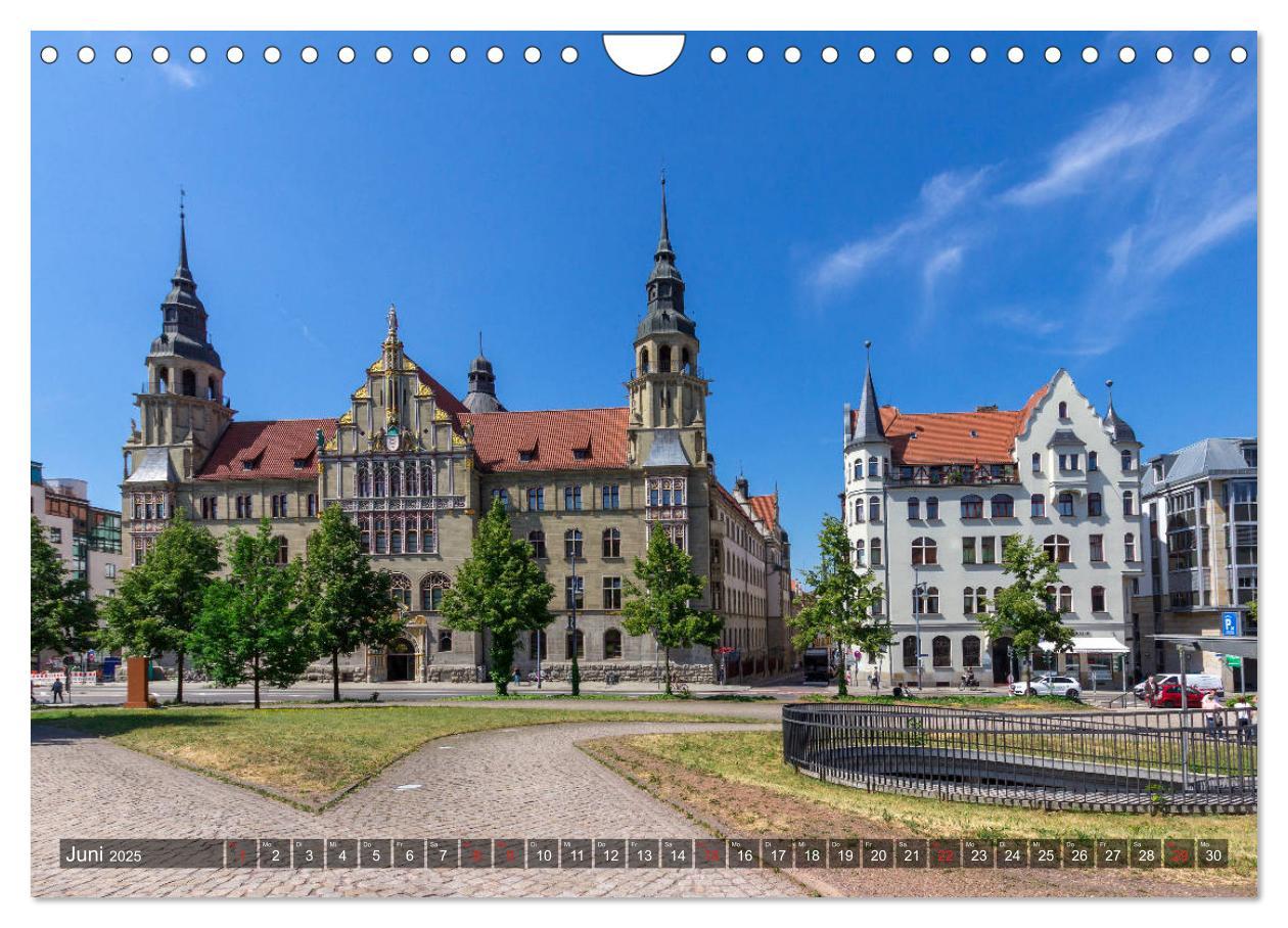 Bild: 9783435230440 | Unterwegs in Halle (Wandkalender 2025 DIN A4 quer), CALVENDO...