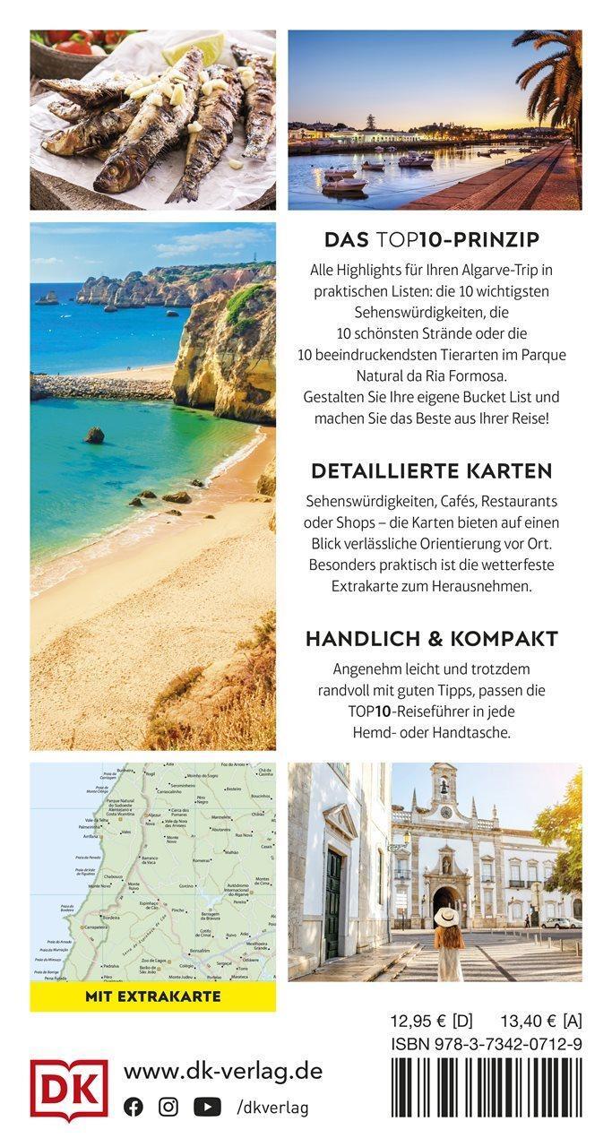 Rückseite: 9783734207129 | TOP10 Reiseführer Algarve | Taschenbuch | Top 10-Reiseführer | 144 S.