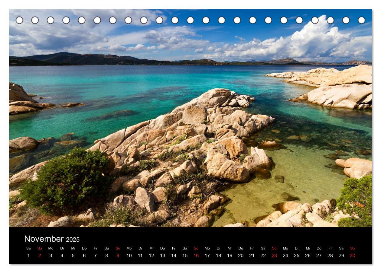 Bild: 9783435722259 | Sardinien (Tischkalender 2025 DIN A5 quer), CALVENDO Monatskalender