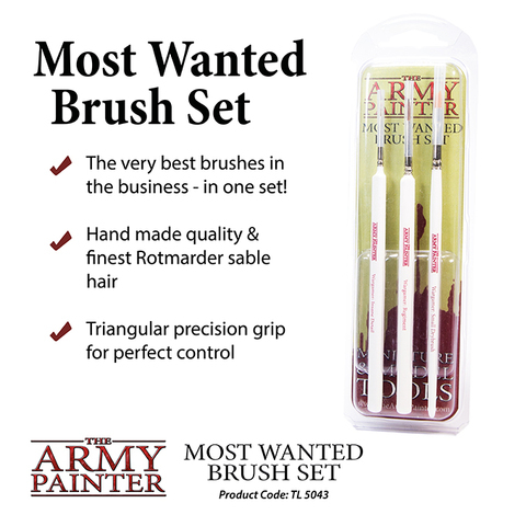 Cover: 5713799504301 | Most Wanted Brush Set | Army Painter - Werkzeug | ARM05043