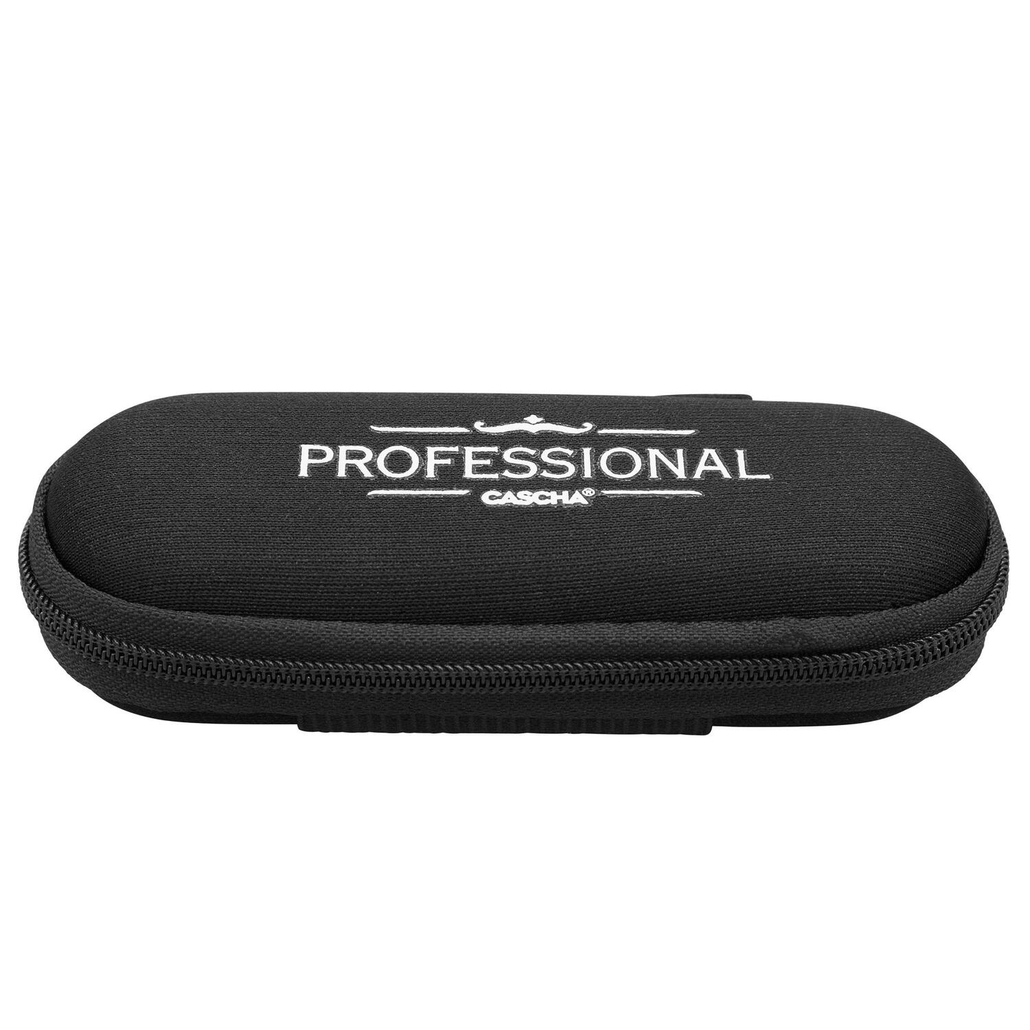 Bild: 4026929919755 | Professional Blues Harmonica in C (incl. case and cleaning cloth)