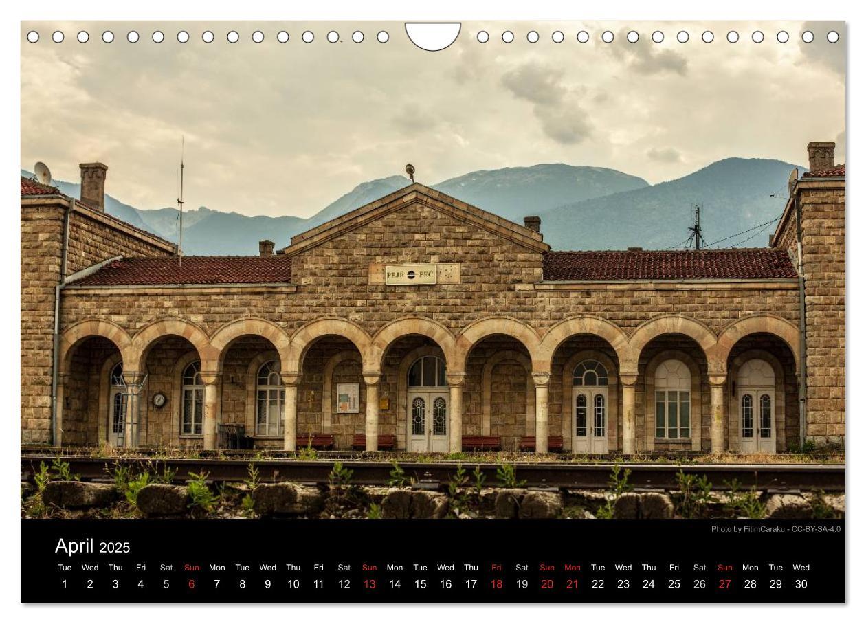 Bild: 9781325961405 | Monuments of Kosovo 2025 (Wall Calendar 2025 DIN A4 landscape),...