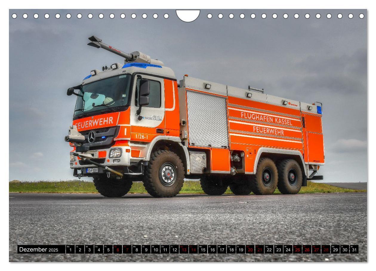 Bild: 9783435037322 | Feuerwehrfahrzeuge (Wandkalender 2025 DIN A4 quer), CALVENDO...