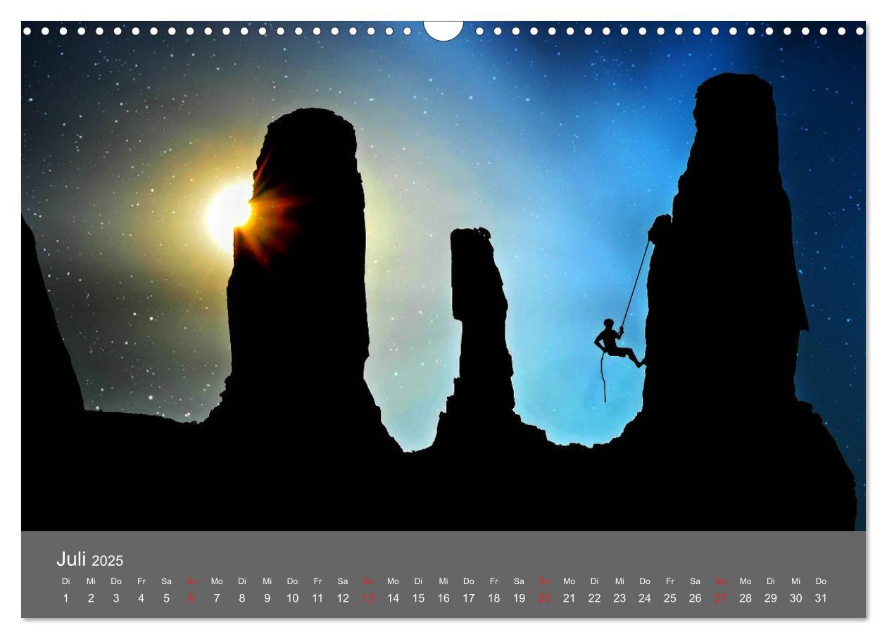 Bild: 9783435294602 | Bergsteigen - Extremsport am Limit (Wandkalender 2025 DIN A3 quer),...