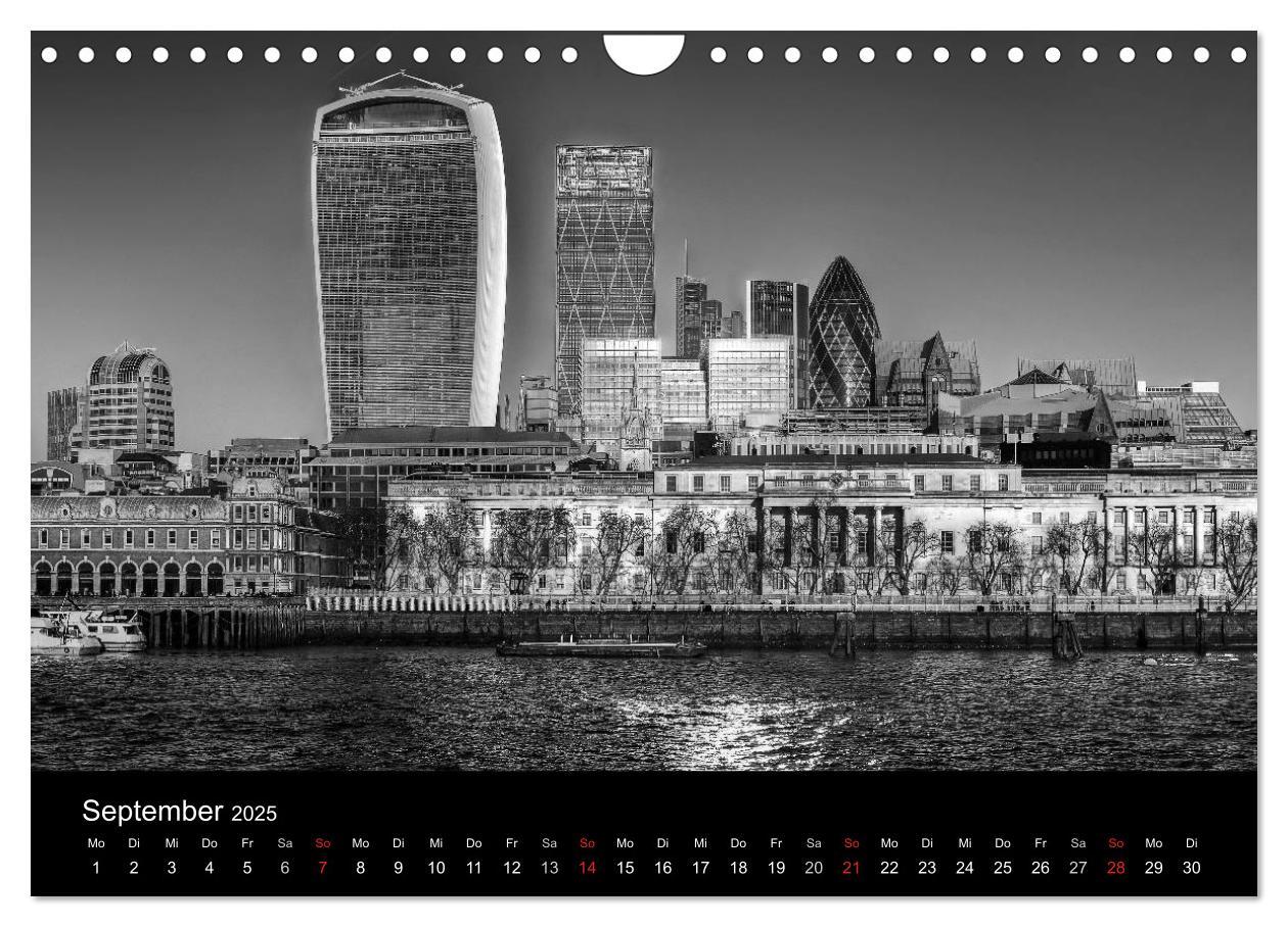 Bild: 9783435557080 | Unterwegs in London (Wandkalender 2025 DIN A4 quer), CALVENDO...