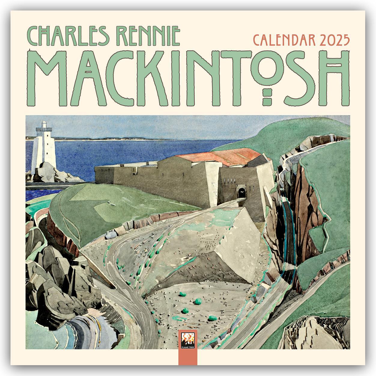 Cover: 9781835620274 | Charles Rennie Mackintosh 2025 | Tree Flame | Kalender | 14 S. | 2025