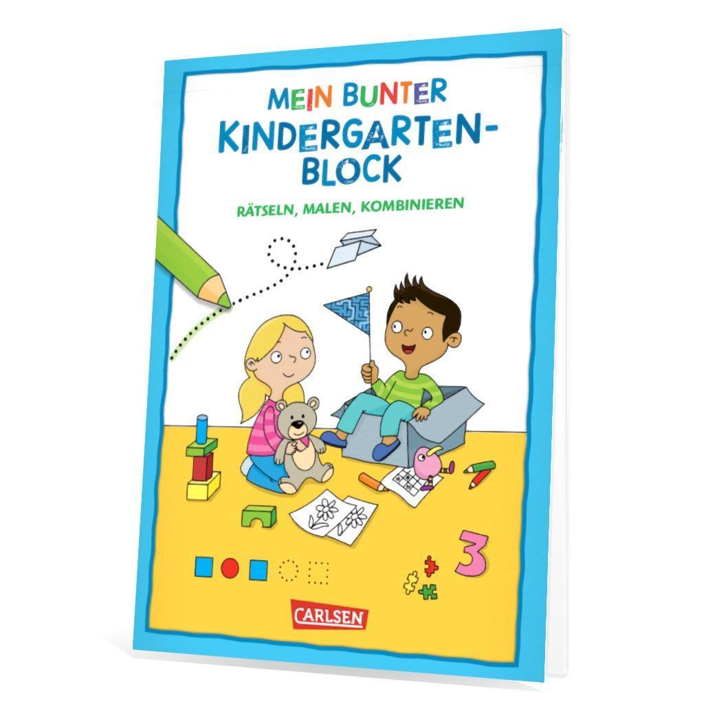 Bild: 9783551191625 | Rätseln für Kita-Kinder: Mein bunter Kindergarten-Block: Rätseln,...