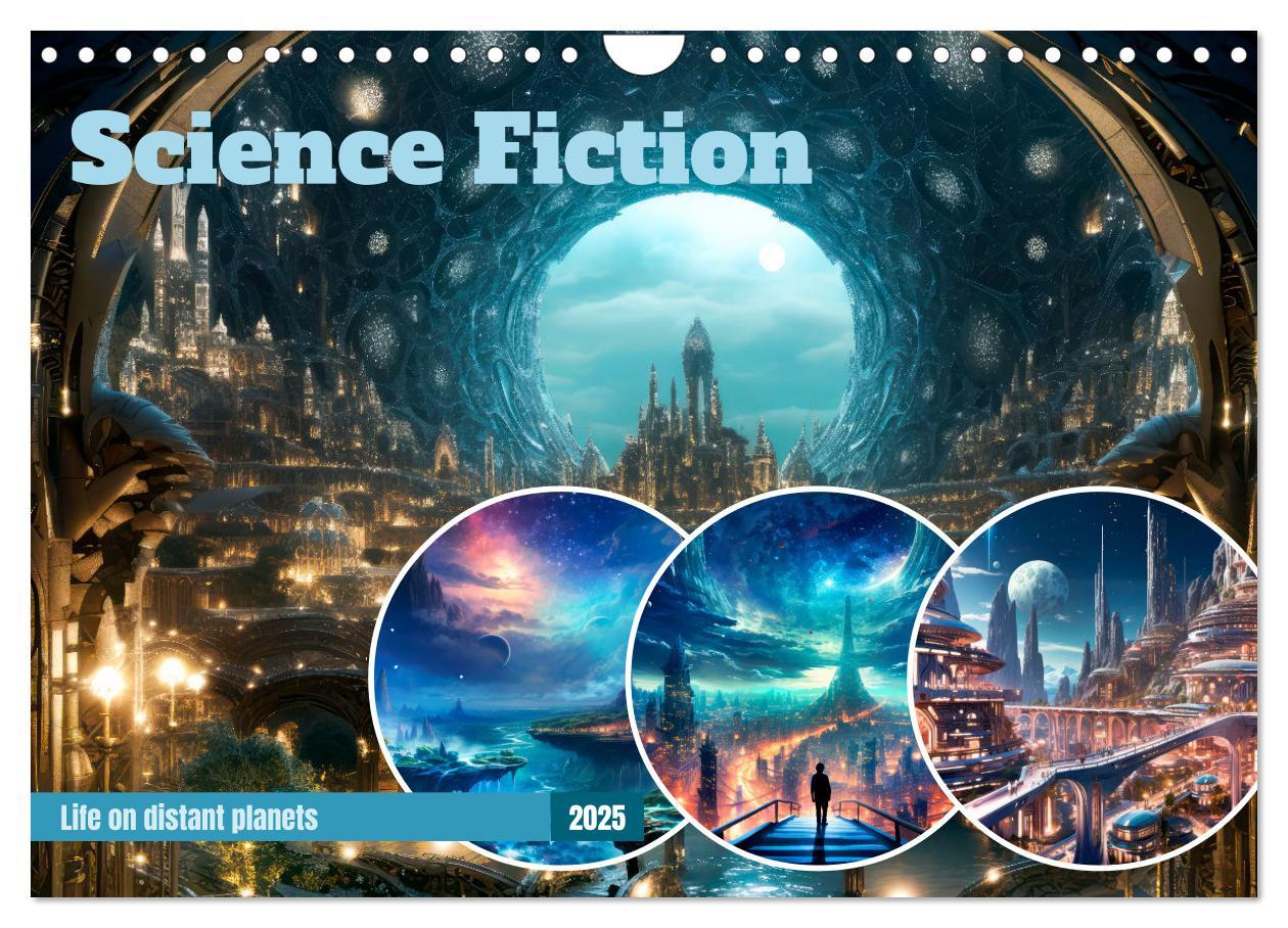 Cover: 9781325999927 | SCIENCE FICTION Life on distant planets (Wall Calendar 2025 DIN A4...