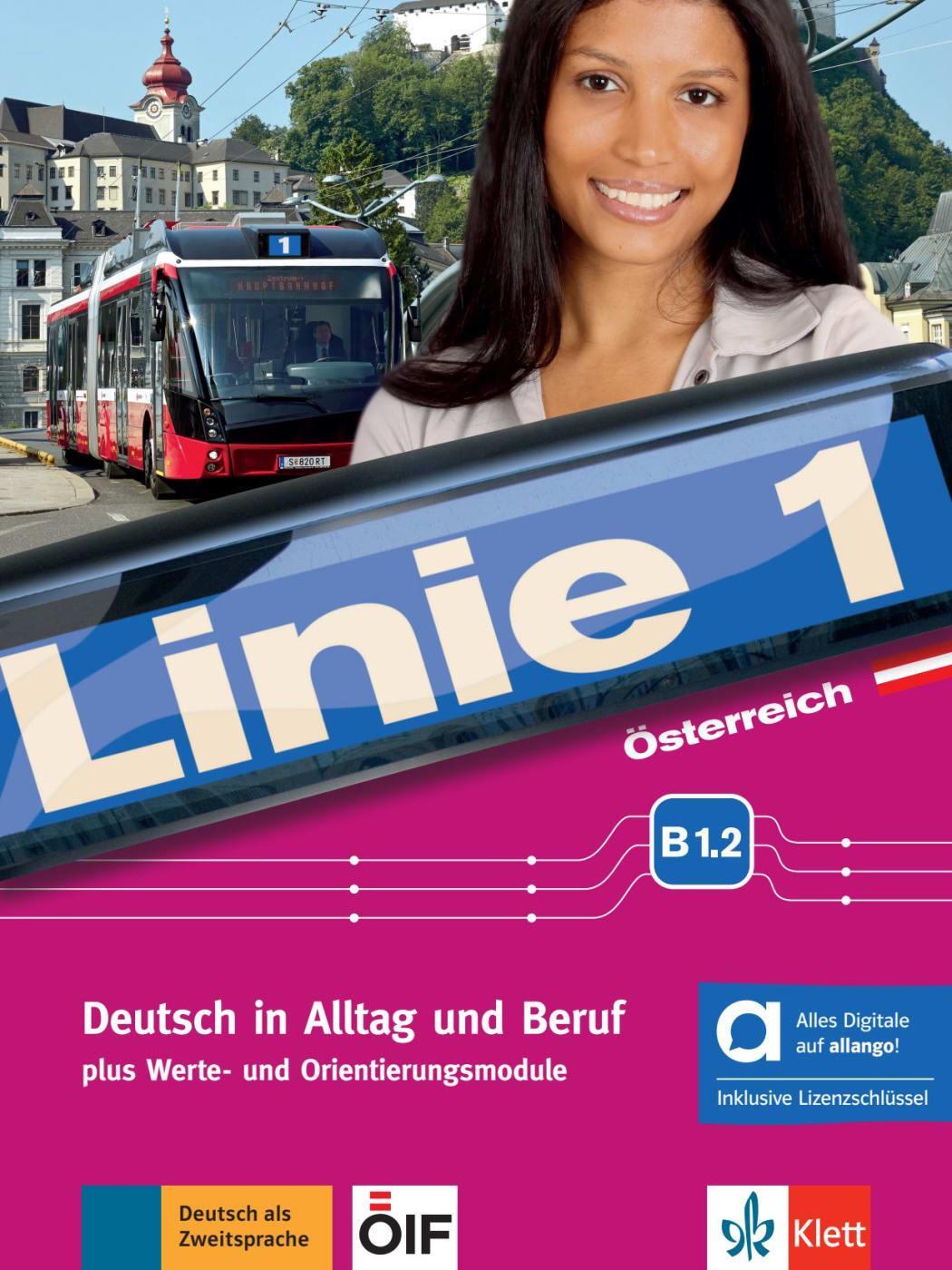 Cover: 9783126073240 | Linie 1 Österreich B1.2 - Hybride Ausgabe allango | Bundle | Deutsch