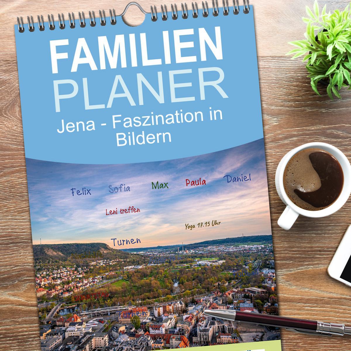 Bild: 9783457150900 | Familienplaner 2025 - Jena - Faszination in Bildern mit 5 Spalten...